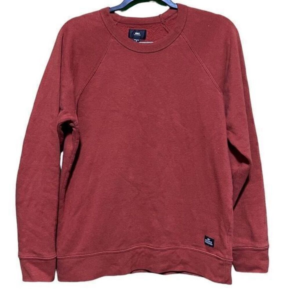 Obey Men's Lofty Creature Comfort‎ Crew Neck Sweatshirt Orange Size Medium